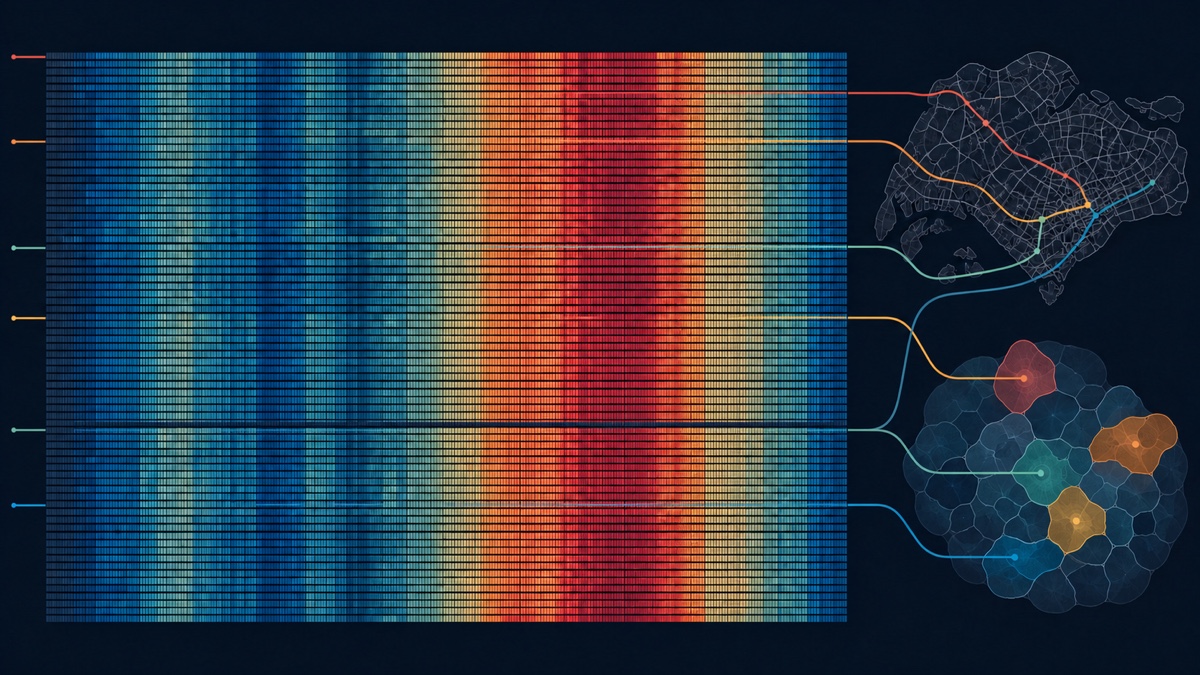 Singapore Road Speed Clusters — UMAP